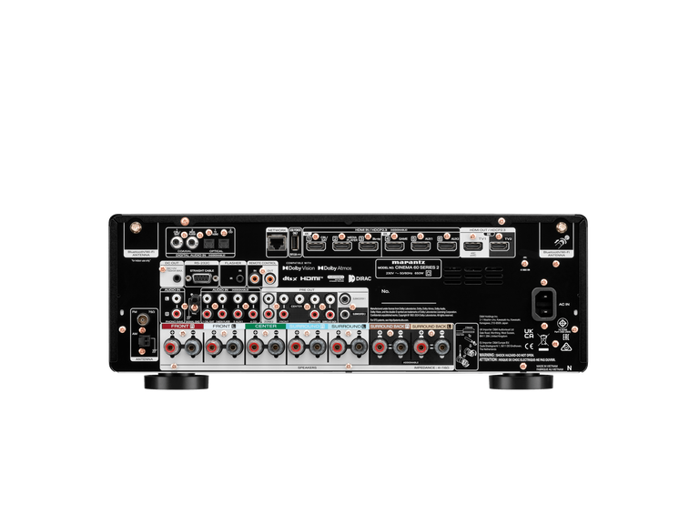 Marantz CINEMA 60 Series 2 AV receiver - rear connections