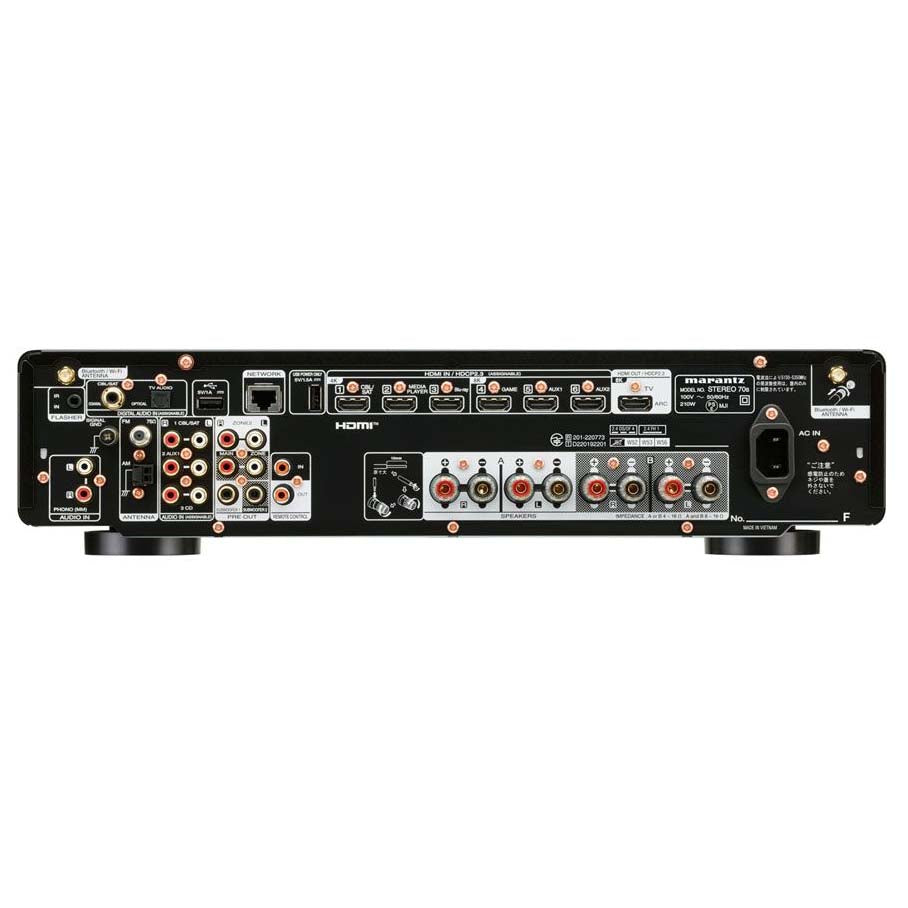 Marantz STEREO 70s 2-Channel AV Receiver - Black | Gold-Silver