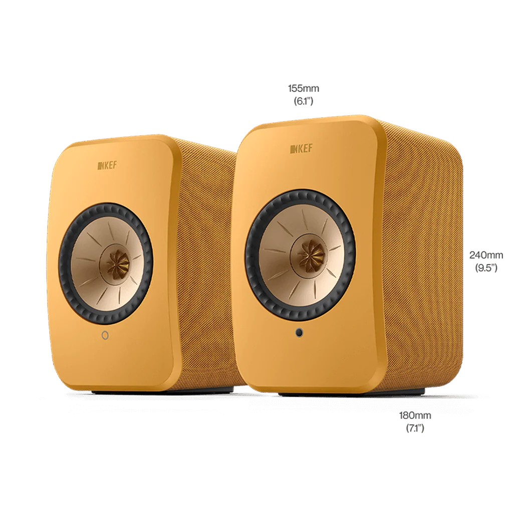 KEF LSX II Active Wireless Bookshelf Speakers