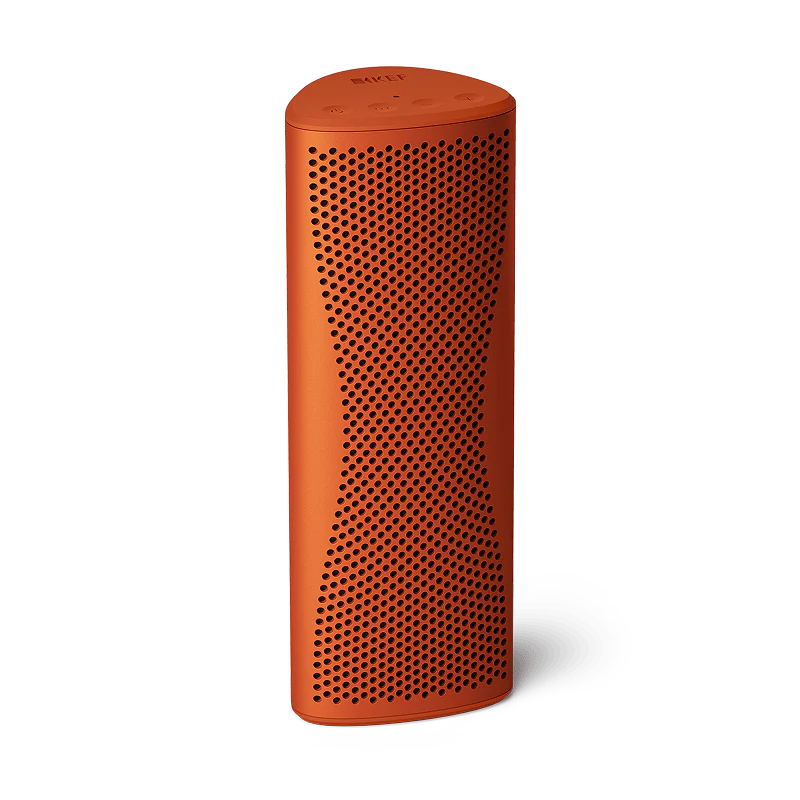 KEF Muo Portable Bluetooth Speakers - Midnight Black | Silver Dusk