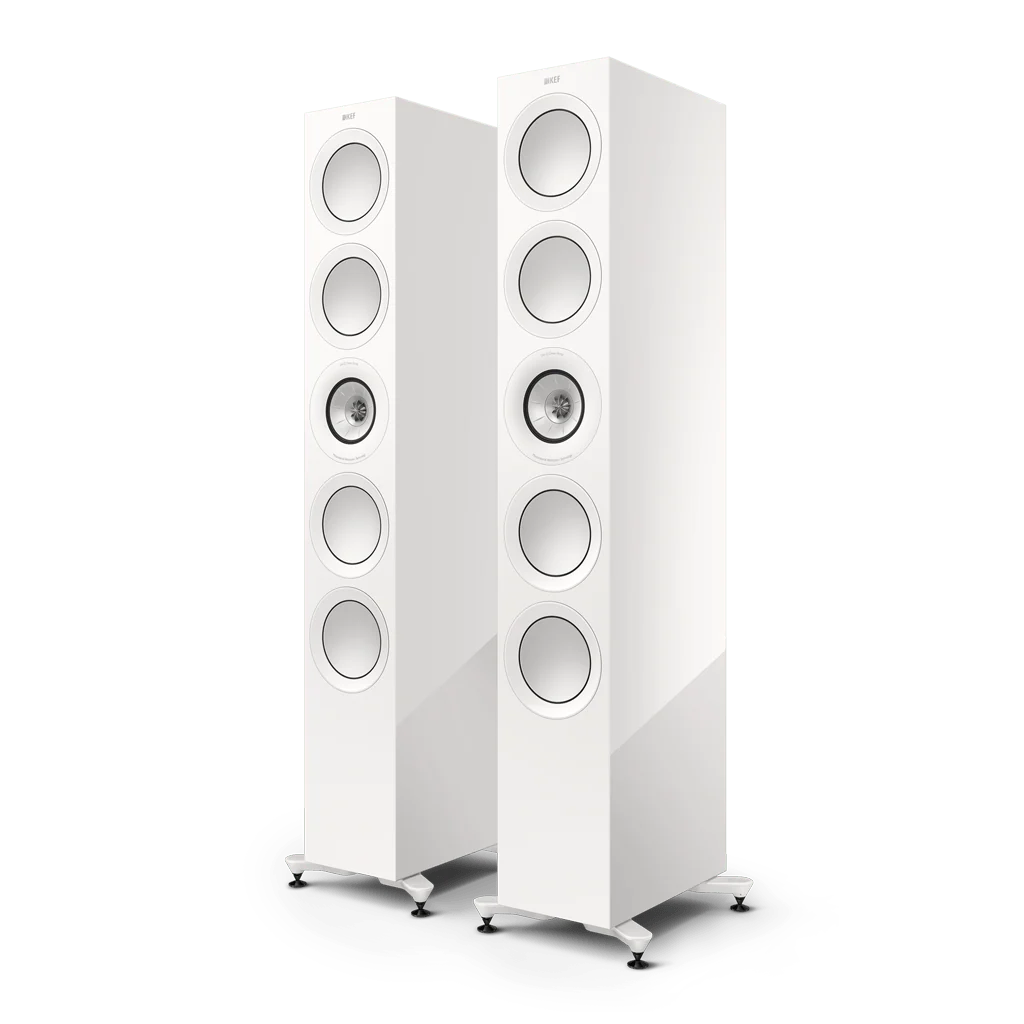 KEF R11 Meta 3-Way Floorstanding Speakers - Gloss Black | Gloss White | Walnut