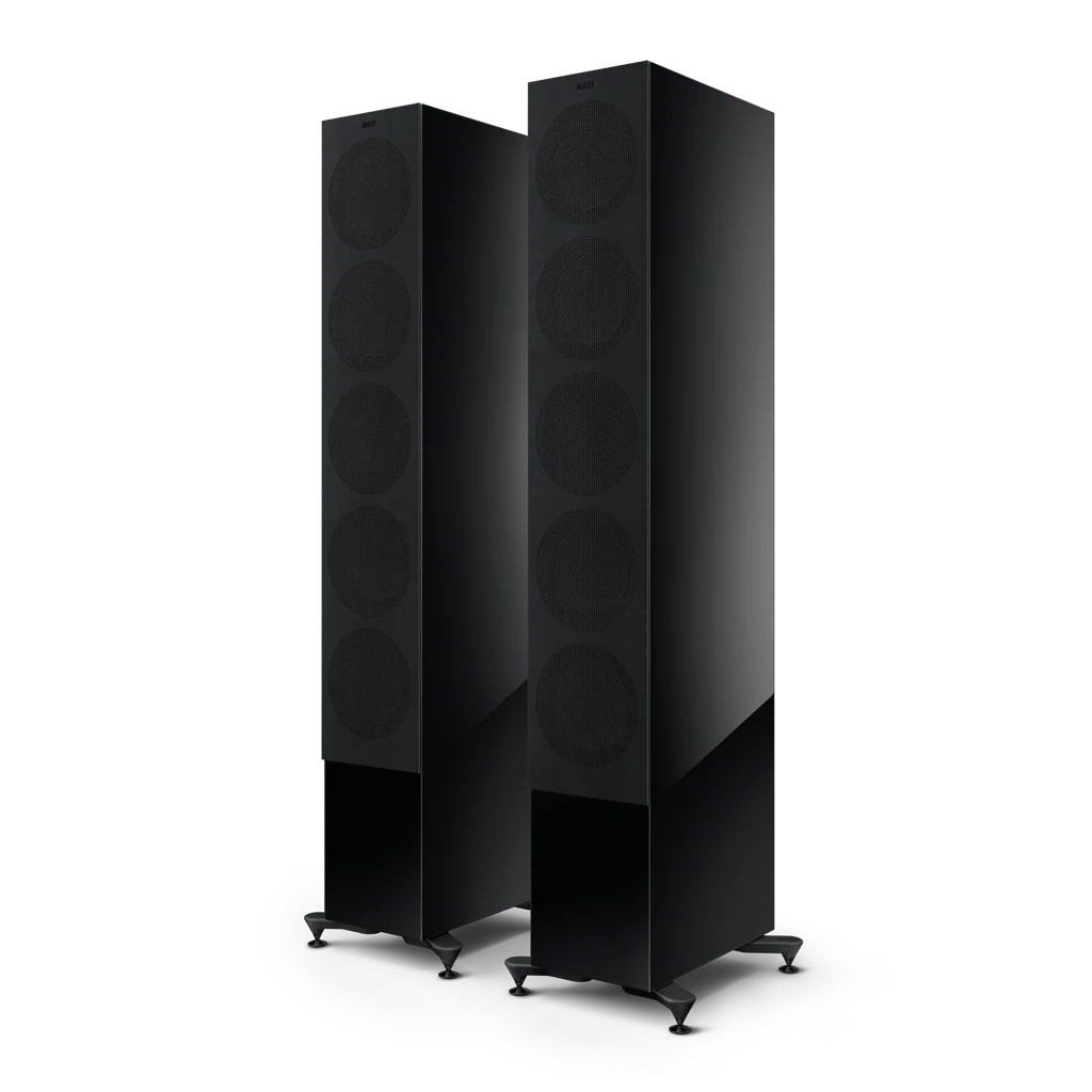 KEF R11 Meta 3-Way Floorstanding Speakers - Gloss Black | Gloss White | Walnut