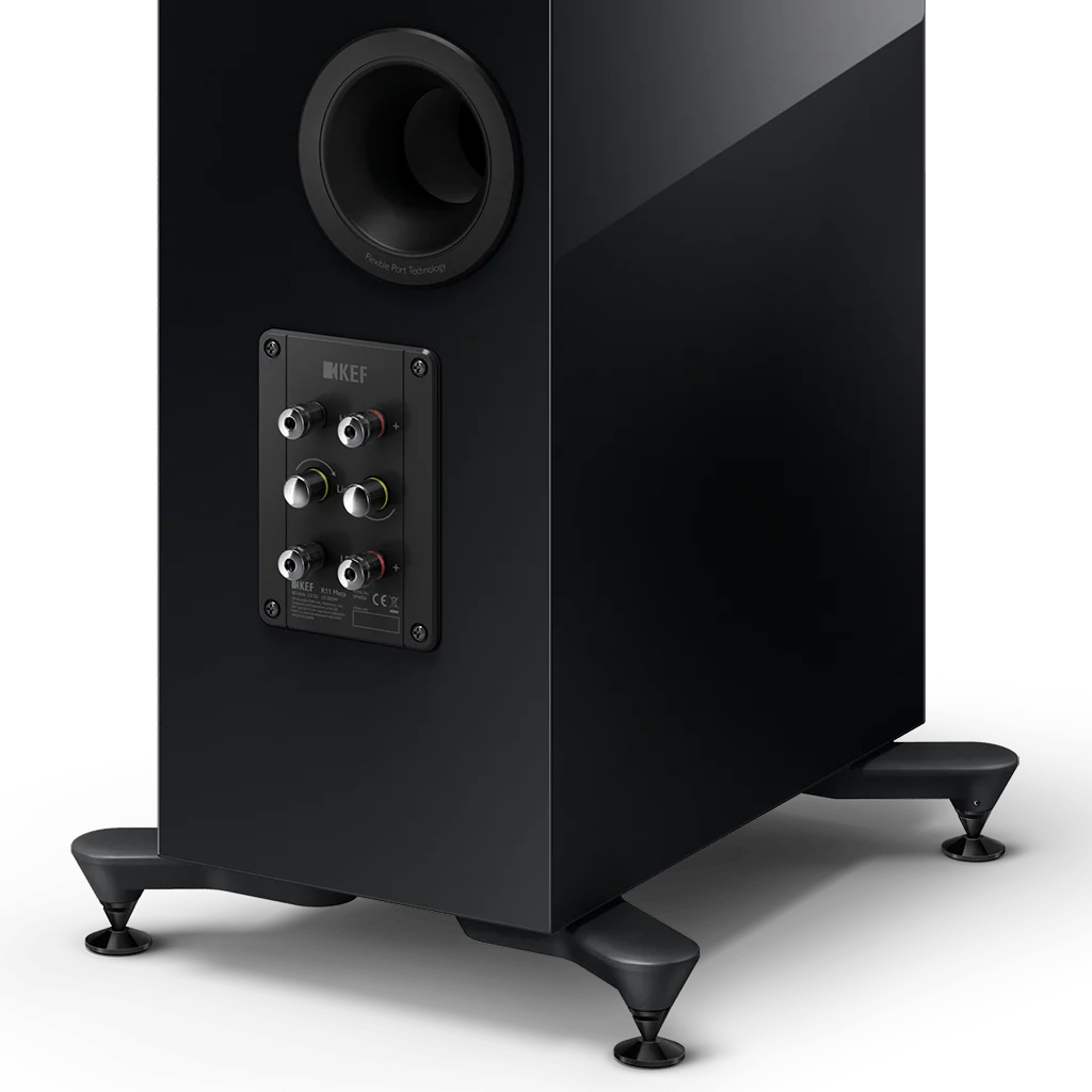 KEF R11 Meta 3-Way Floorstanding Speakers - Gloss Black | Gloss White | Walnut