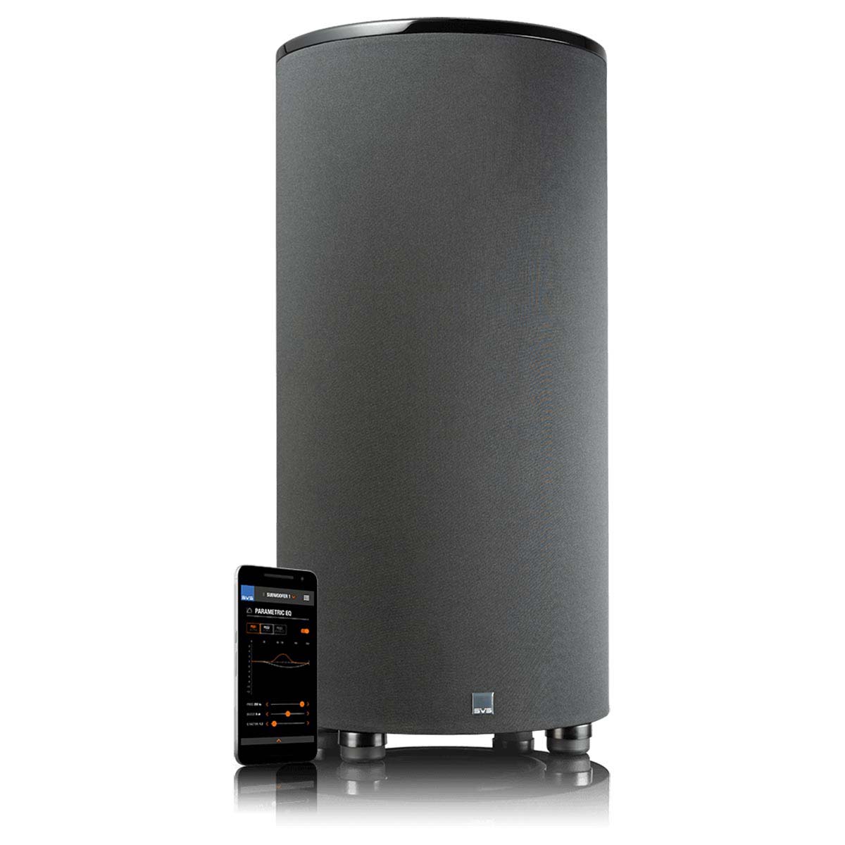 SVS PC-2000 PRO 12" Ported Cylinder Home Subwoofer - Glossy Black