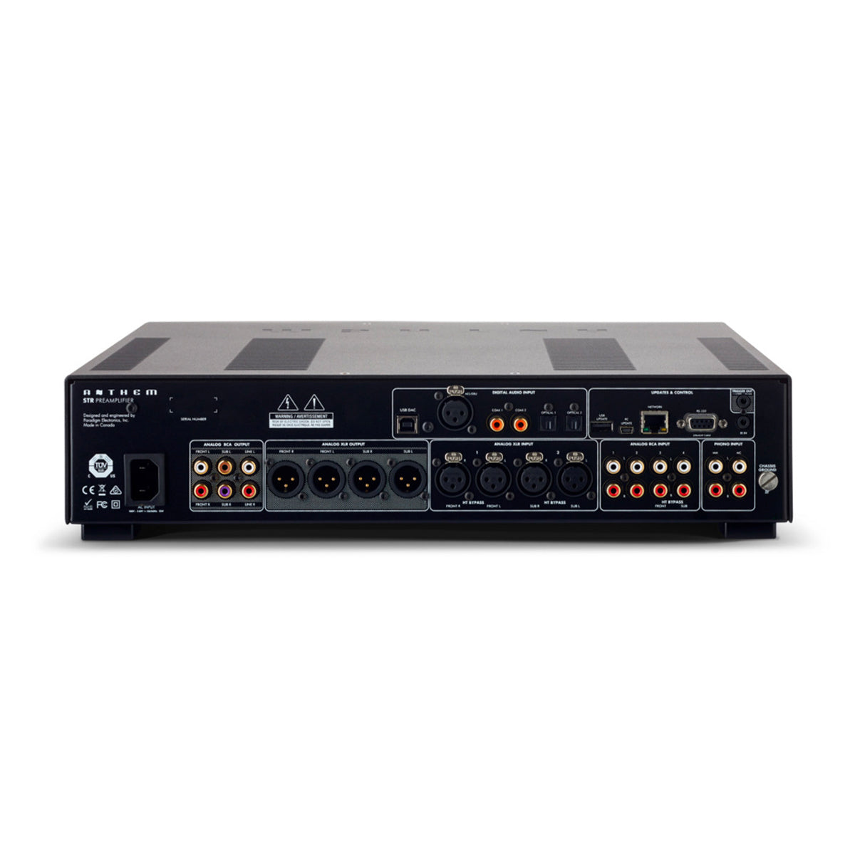 Anthem STR Preamplifier - Black (on Back Order) - The Audio Experts