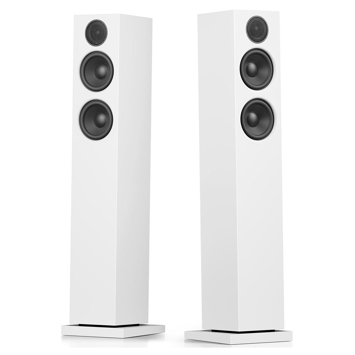 Audio Pro A38 Active Tower Speakers - White - The Audio Experts