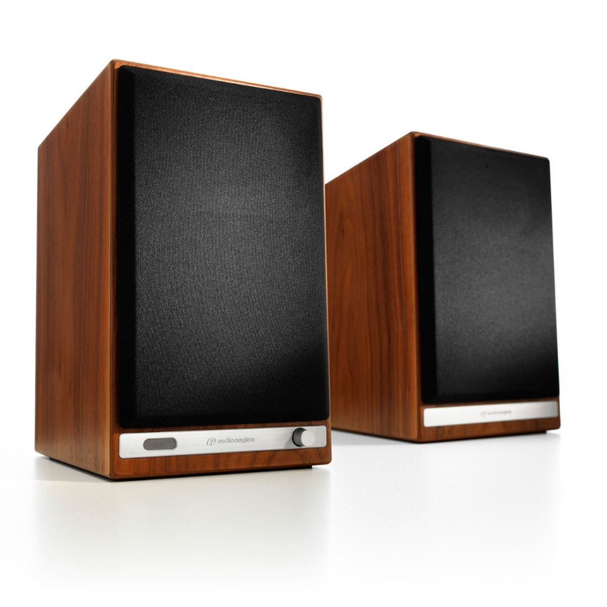 Audioengine HD6 Active Wireless Speakers - Walnut - The Audio Experts