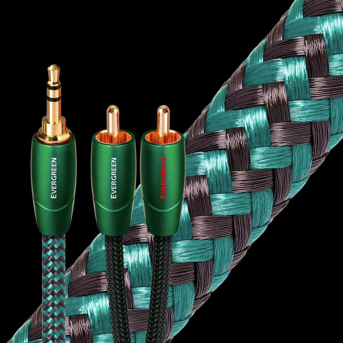 Audioquest RCA/3.5mm Interconnect Cables - EVERGREEN - The Audio Experts