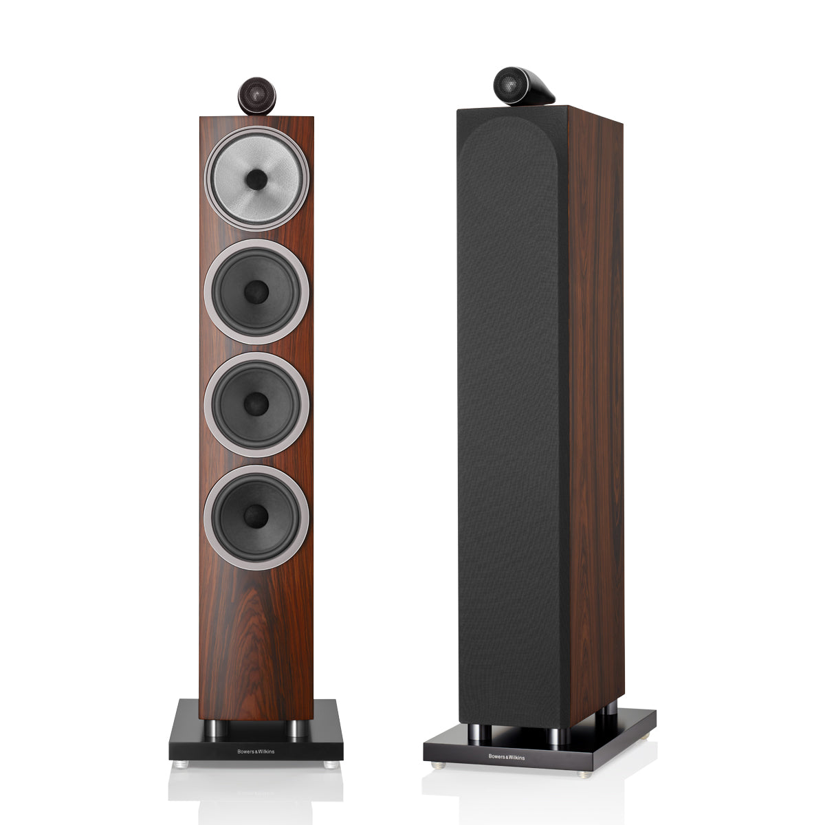 Bowers & Wilkins 702 S3 3-Way Floor Standing Speakers - Mocha - The Audio Experts