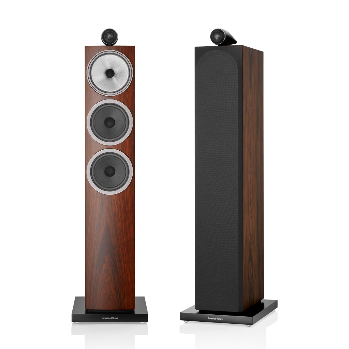 Bowers & Wilkins 703 S3 3-Way Floor Standing Speakers - Mocha - The Audio Experts