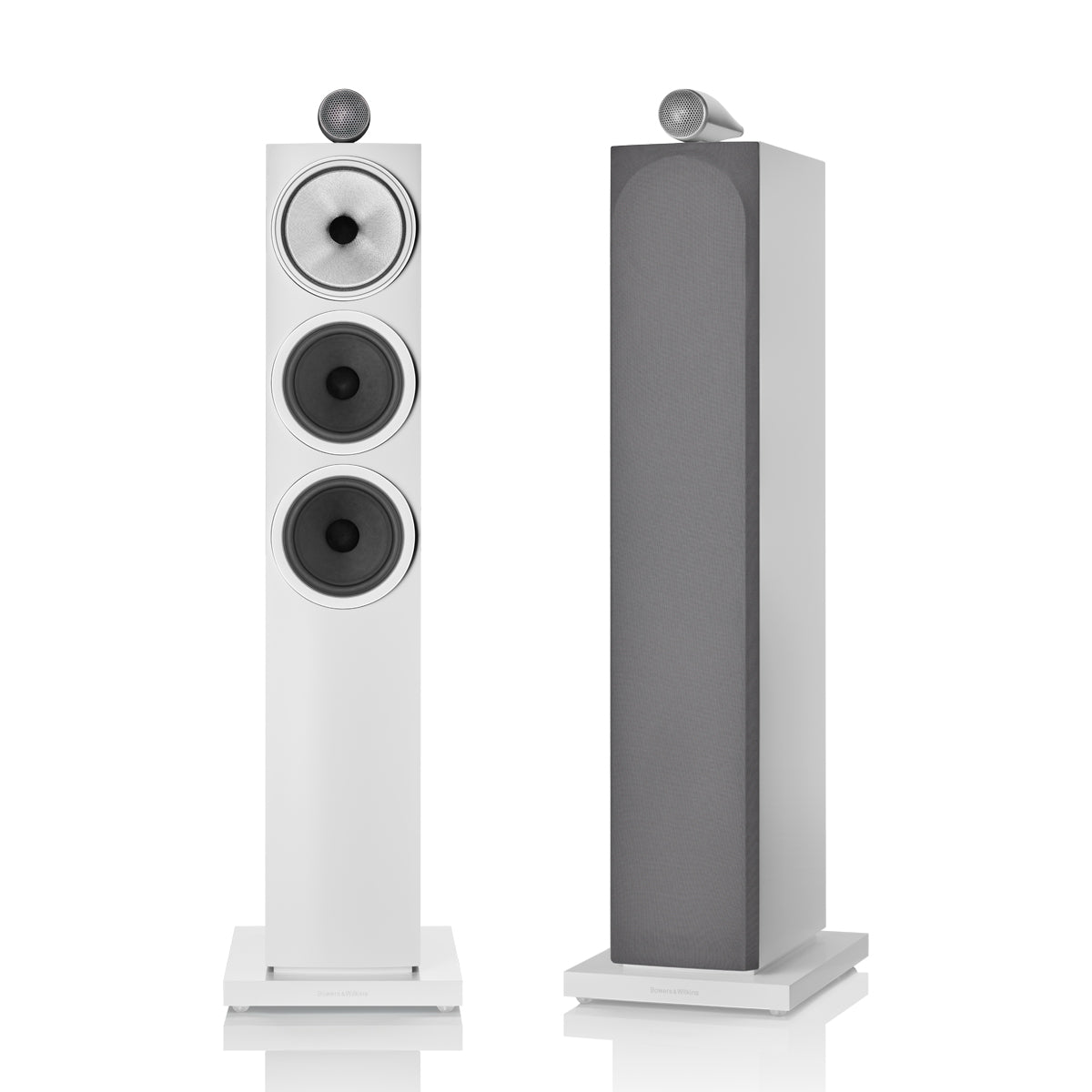 Bowers & Wilkins 703 S3 3-Way Floor Standing Speakers - Satin White - The Audio Experts