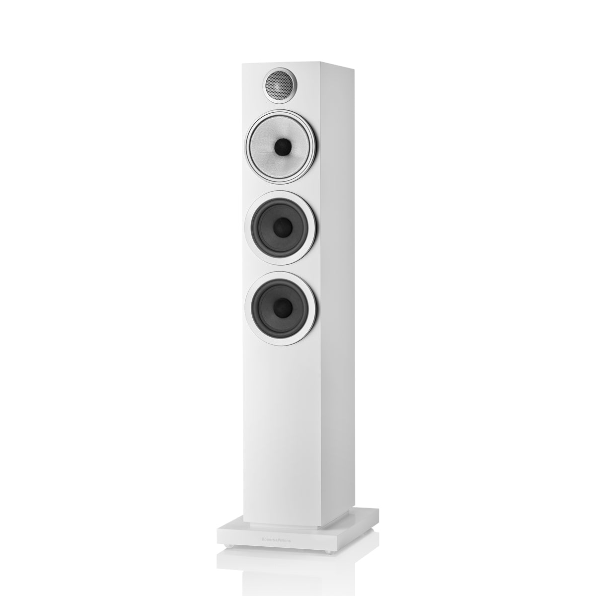 Bowers & Wilkins 704 S3 3-Way Floor Standing Speakers - Satin White - The Audio Experts