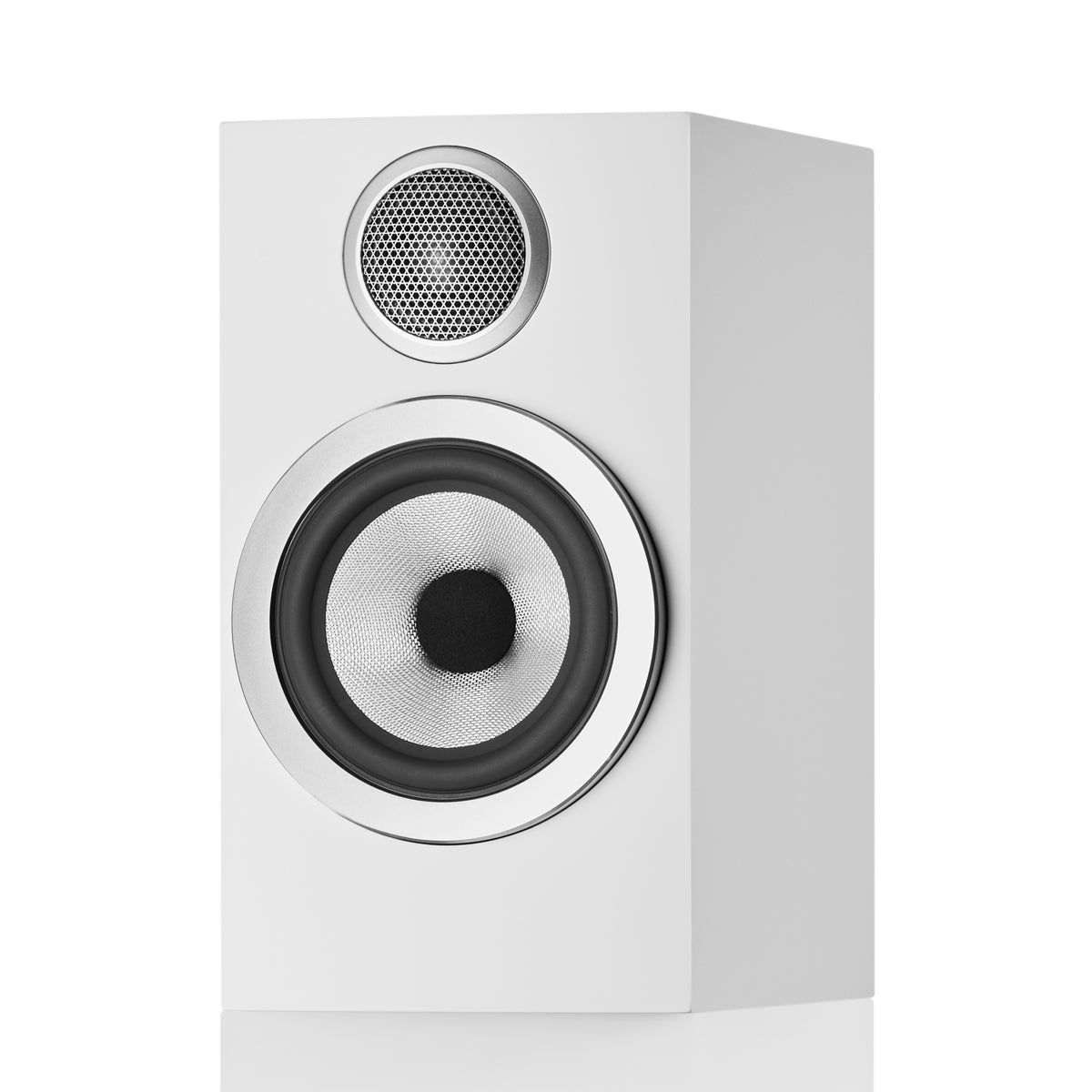 Bowers & Wilkins 707 S3 2-Way Stand Mount Speakers - Satin White - The Audio Experts