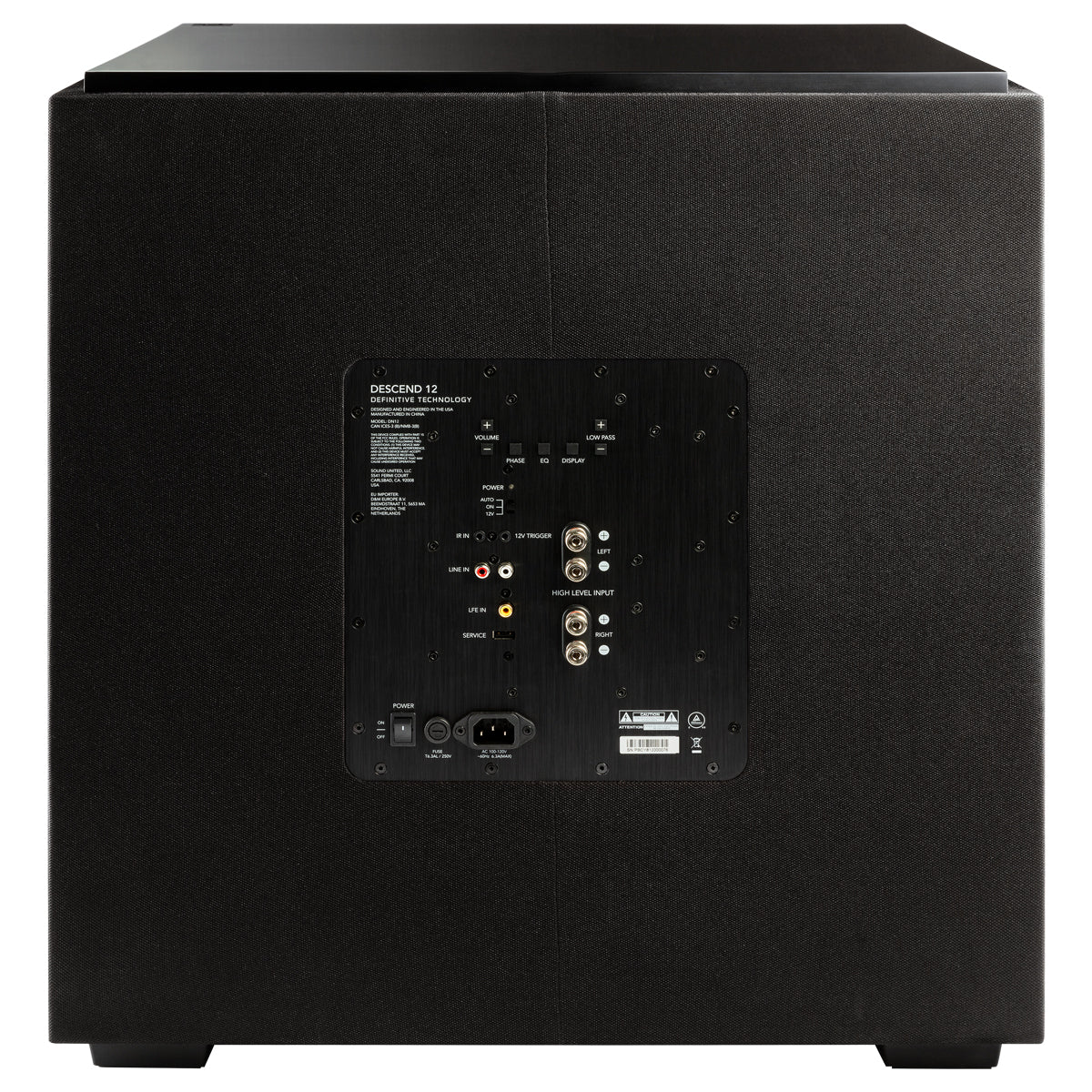 Definitive Technology DN12 Powered 12" active subwoofer - The Audio Experts