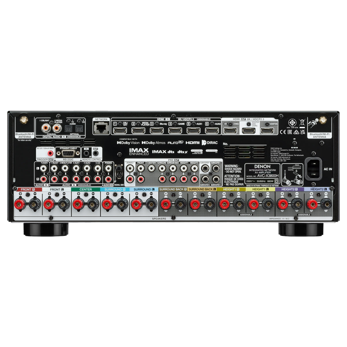 Denon AVC-X3800H Multi-channel AV Receiver - The Audio Experts