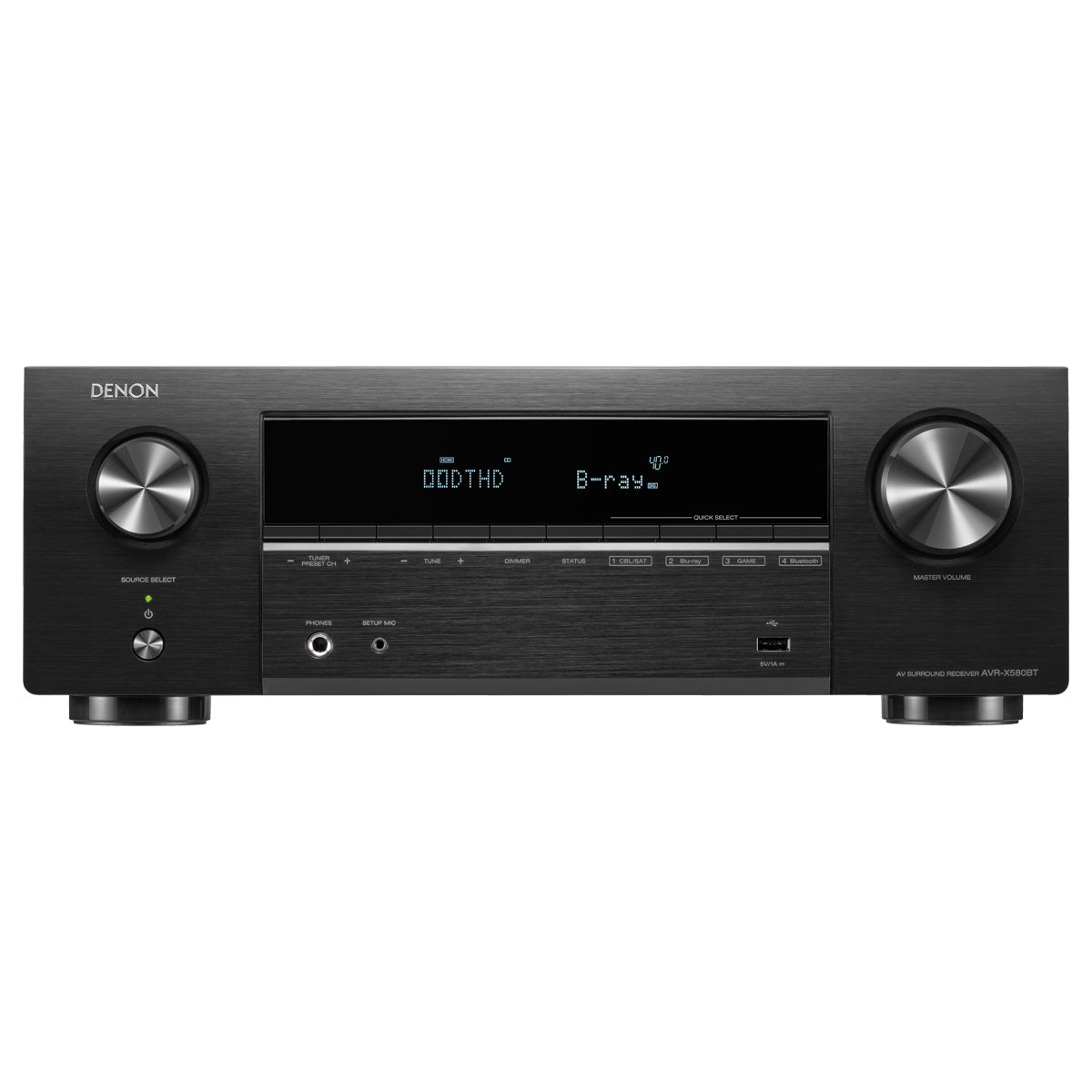 Denon AVR-X580BT 130W x5 Multi-Channel AV Receiver - The Audio Experts