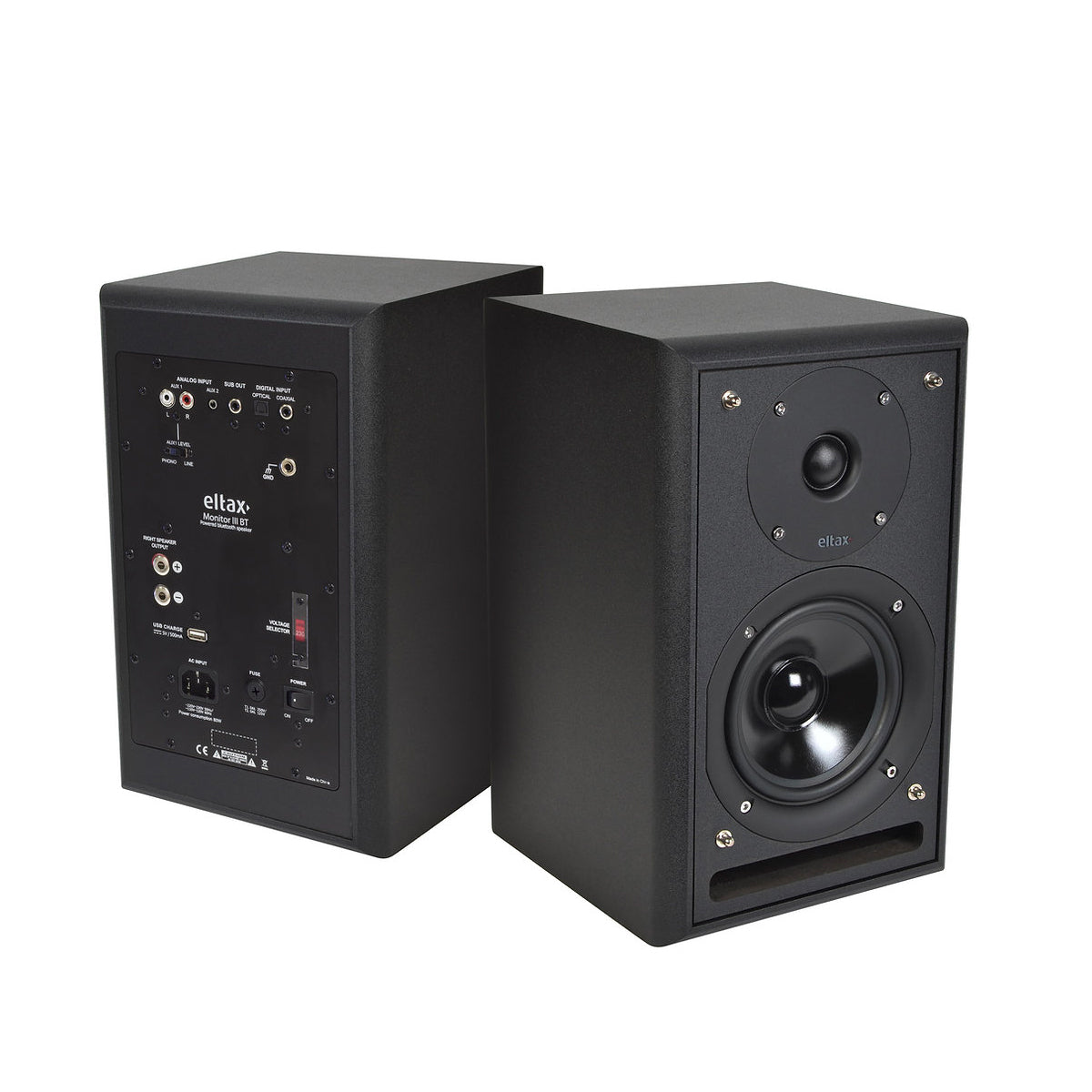 Eltax III BT Phono 2-Way Speakers - Black - The Audio Experts