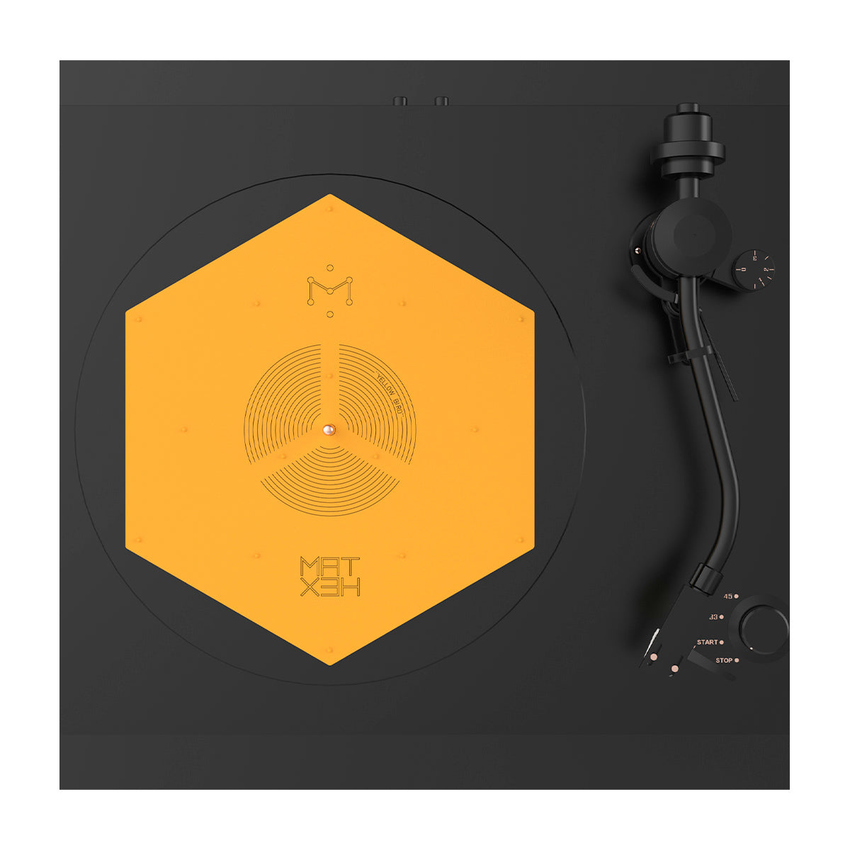 Hexmat Yellow Bird Phono Record Isolator - The Audio Experts