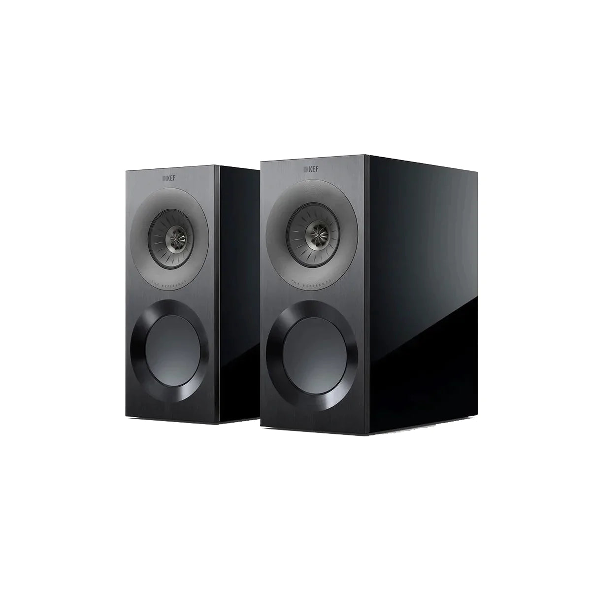 KEF Reference 1 Meta Bookshelf speaker - Gloss Black/Grey - The Audio Experts
