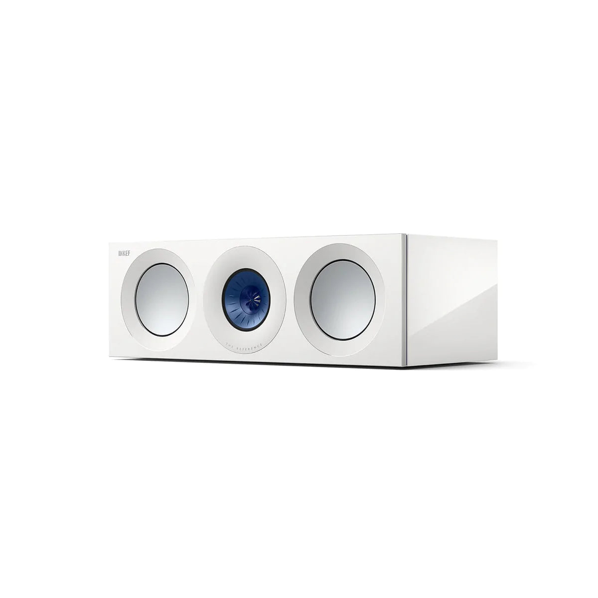 KEF Reference 2 Meta CENTRE speaker - Gloss White/Blue - The Audio Experts