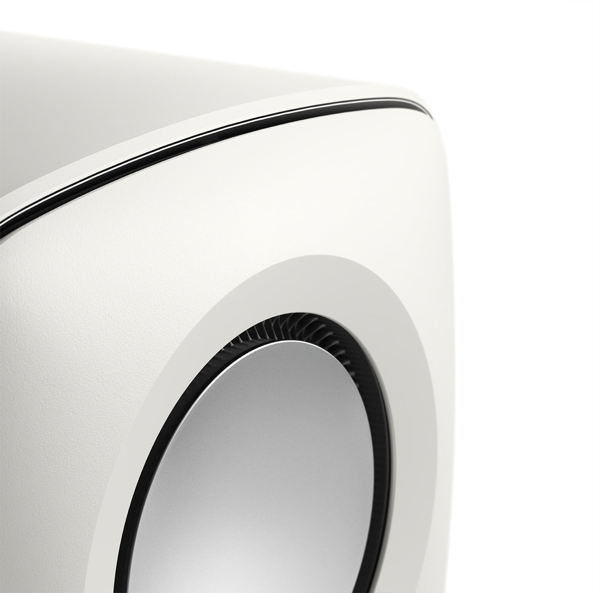 KEF KC62 Dual 6" Active Subwoofer - White - The Audio Experts