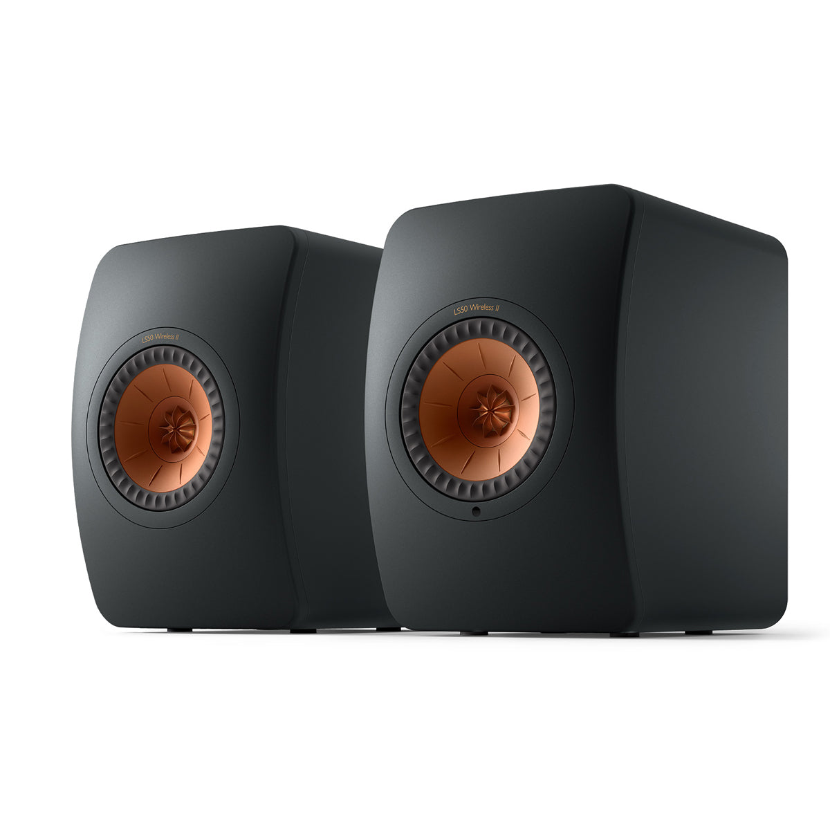 KEF LS50 Wireless MK2 Bookshelf Speakers - Black - The Audio Experts