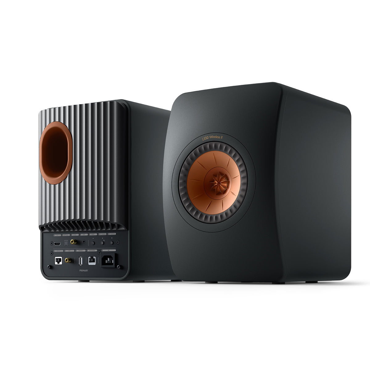 KEF LS50 Wireless MK2 Bookshelf Speakers - Black - The Audio Experts