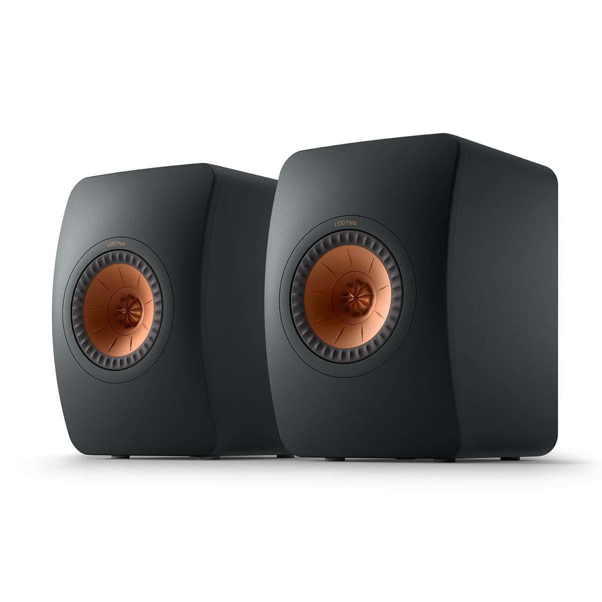 KEF LS50 Meta Bookshelf Speakers - Black - The Audio Experts
