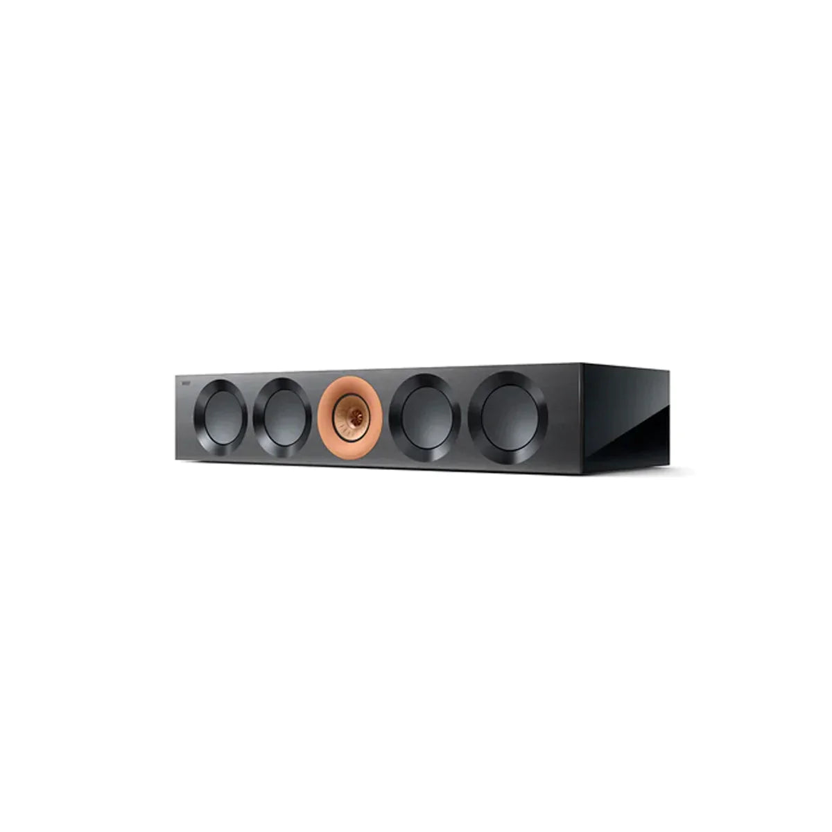 KEF Reference 4 Meta Centre speaker - Gloss Black/Grey - The Audio Experts
