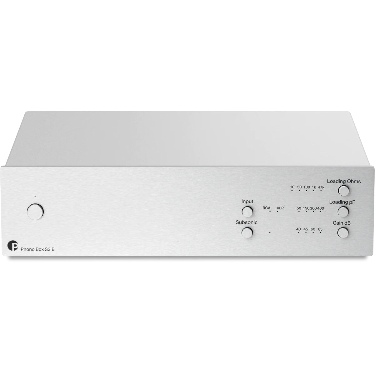 Pro-Ject Phono Box S3 B Phono Preamplifier - Silver - The Audio Experts