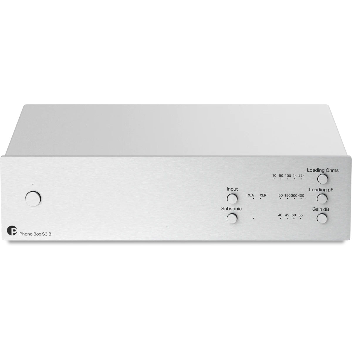 Pro-Ject Phono Box S3 B Phono Preamplifier - Silver - The Audio Experts