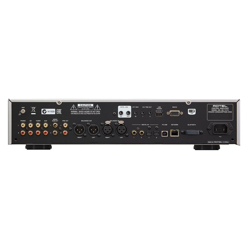 Rotel RC1572 MKII Preamplifier - Silver - The Audio Experts