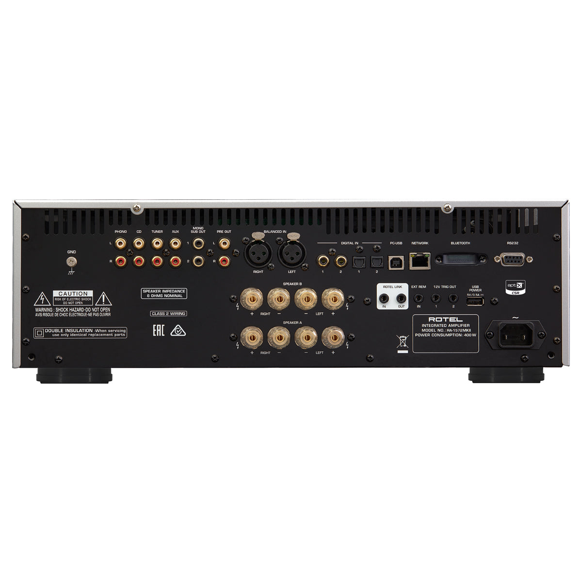 Rotel RA1572 MKII Integrated Amplifier - Black - The Audio Experts