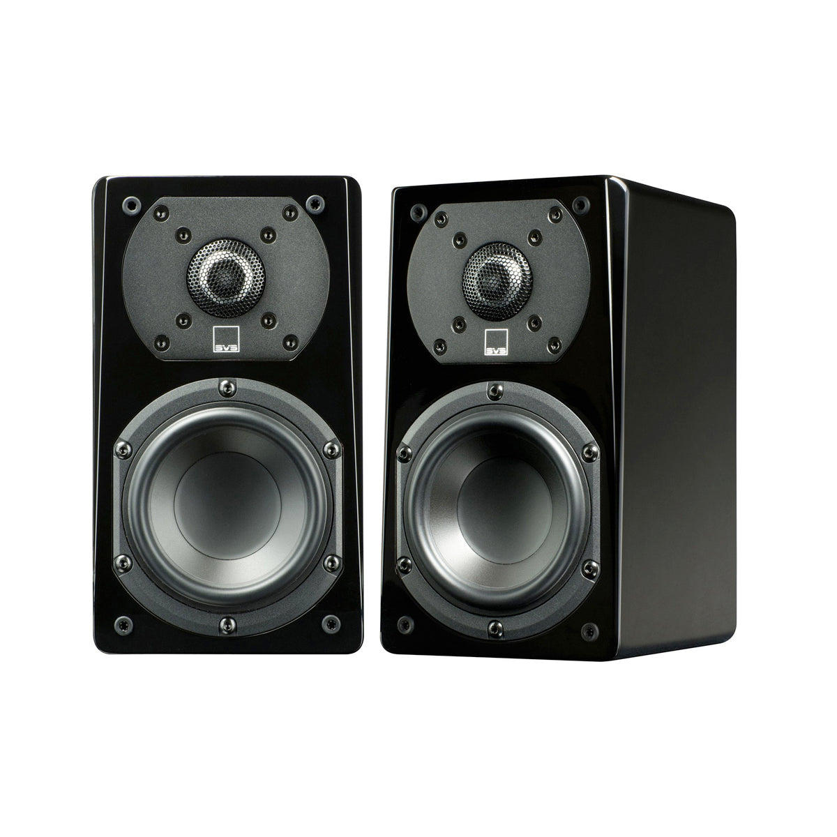 SVS Prime Satellite Bookshelf Speakers - Gloss Black - The Audio Experts