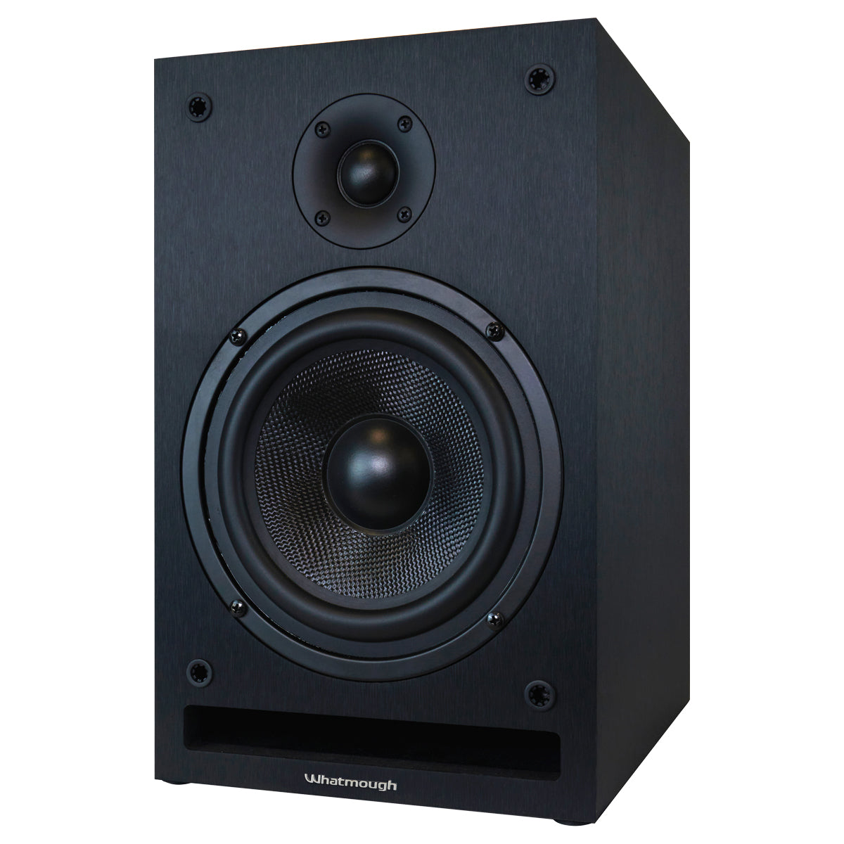 Whatmough Emotion WEBS65 6.5" Bookshelf Speakers - Black - The Audio Experts