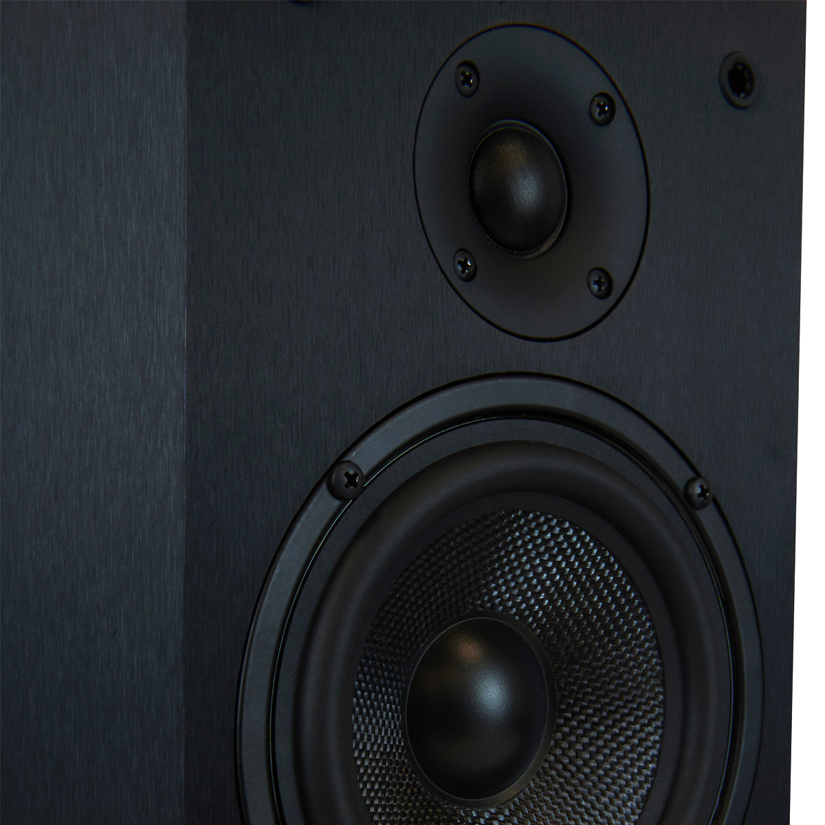 Whatmough Emotion WEBS65 6.5" Bookshelf Speakers - Black - The Audio Experts
