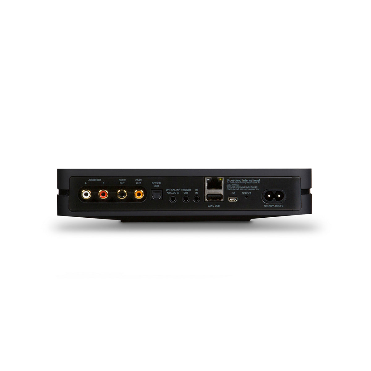 Bluesound NODE (N130) Wireless Multi-Room Hi-Res Music Streamer - Black - The Audio Experts