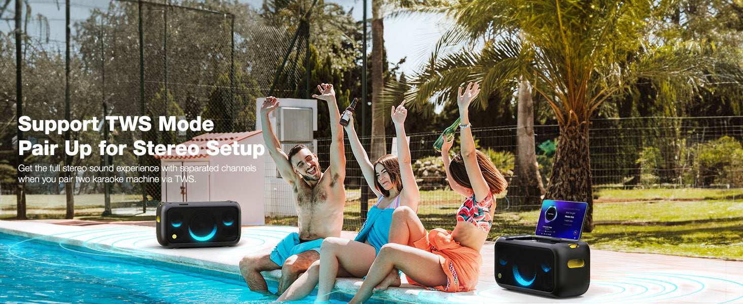 Ikarao BREAK X1 Portable 800w Karaoke Machine with 13.3" Display "AVAILABLE NOW!"