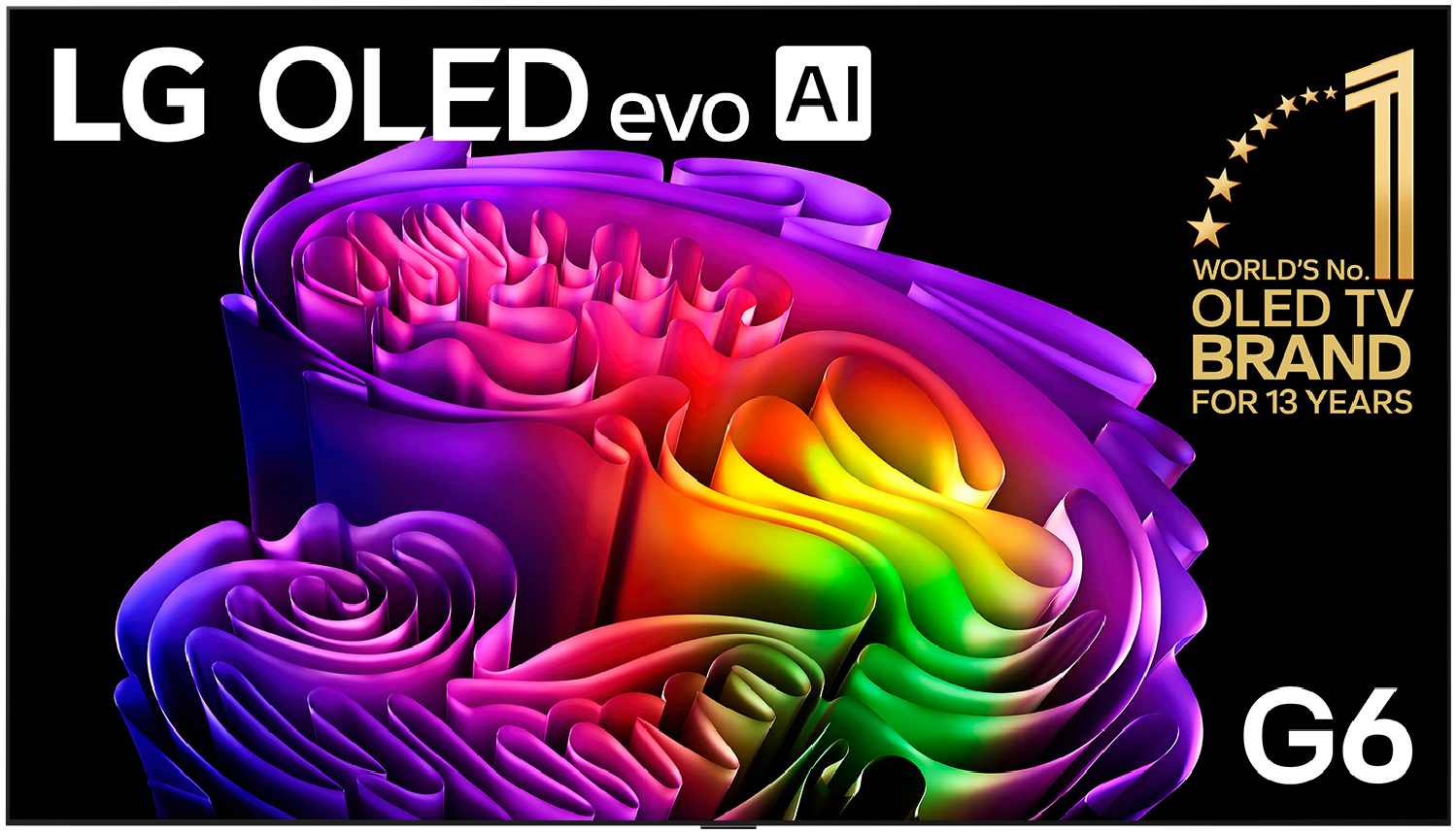 LG OLED evo AI G6 97-inch 4K Smart TV - OLED97G6PSA front view