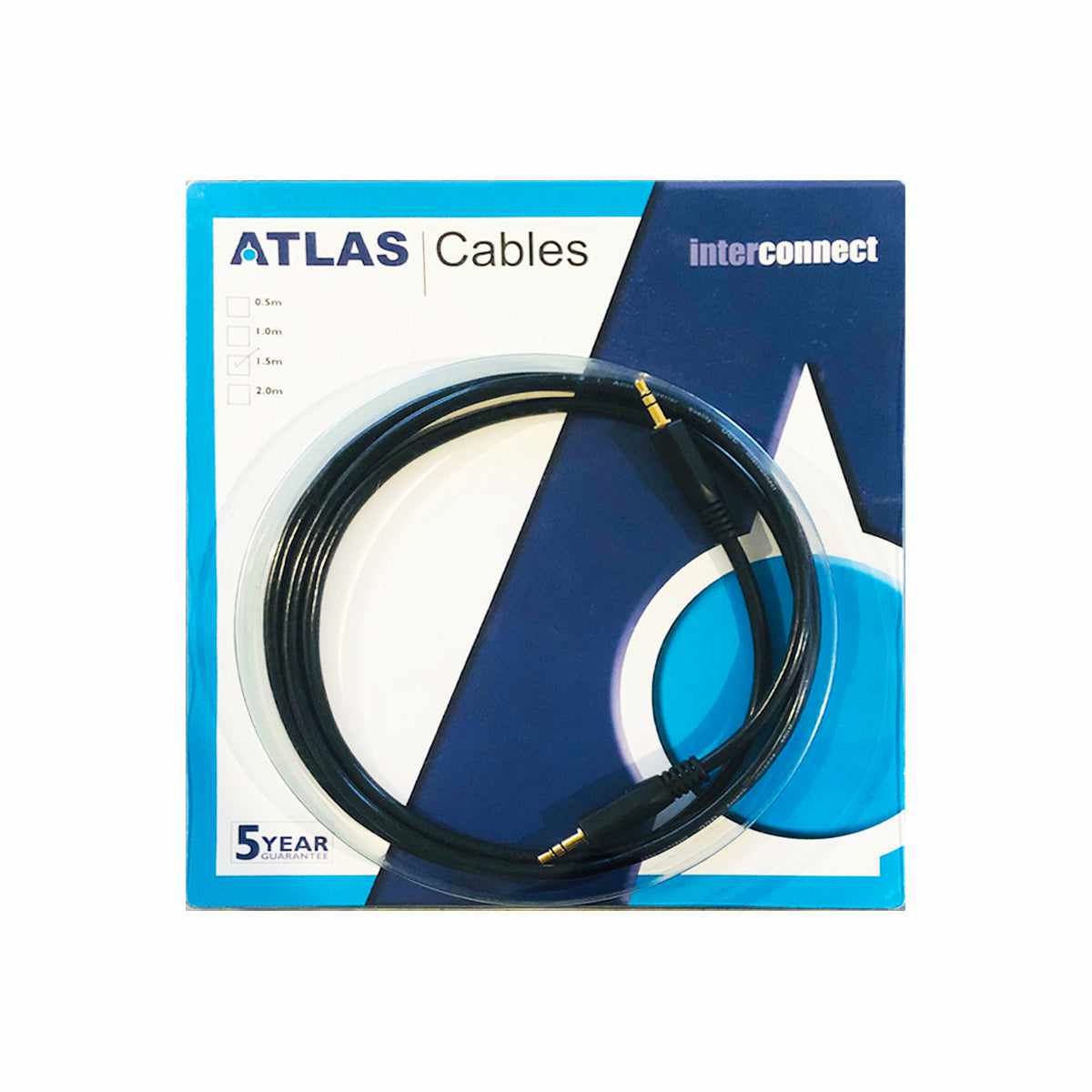 Atlas Audio Interconnect 3.5mm-3.5mm 1.50 mt at The Audio Experts