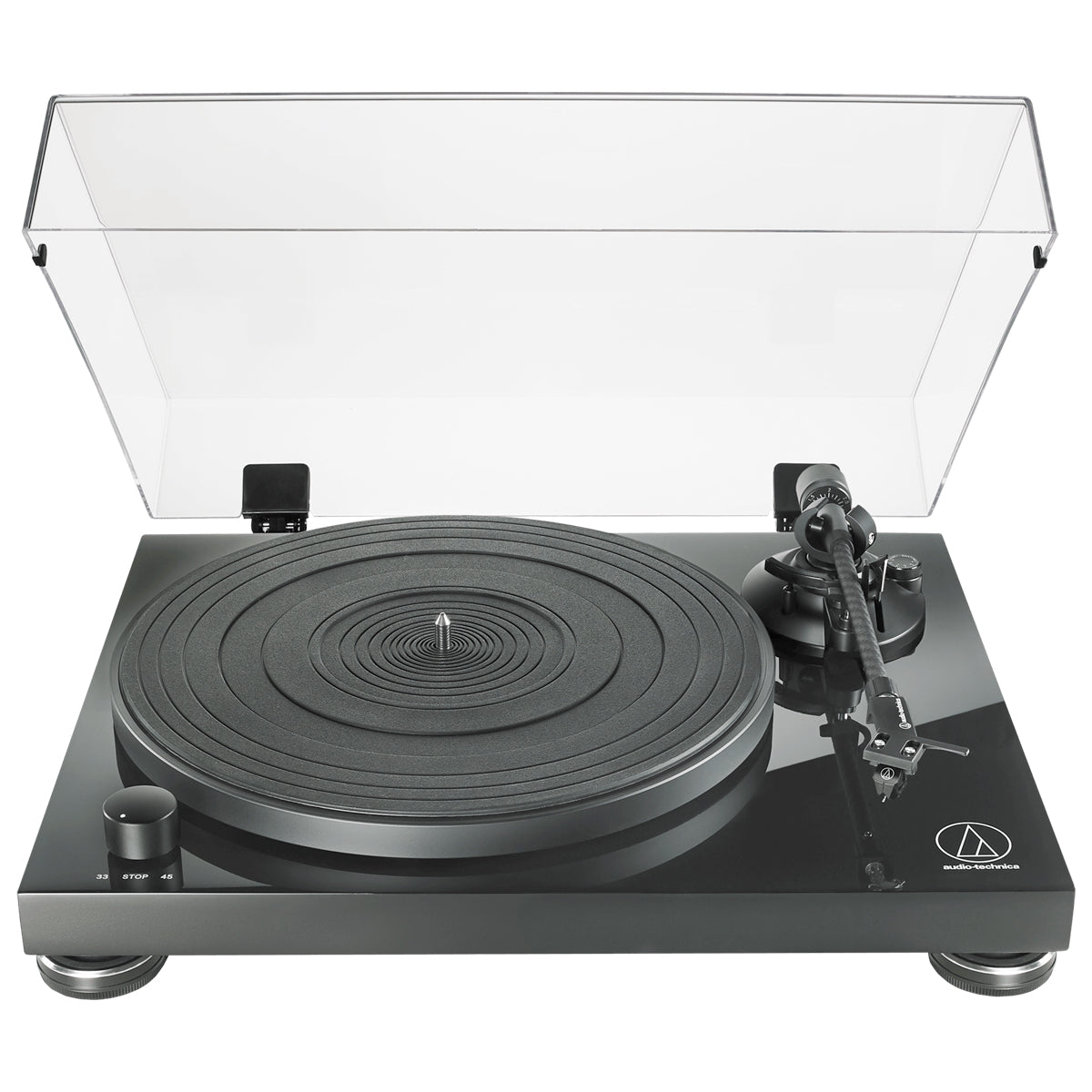 Audio Technica LPW50PB Premium Manual BD Turntable - Piano Black