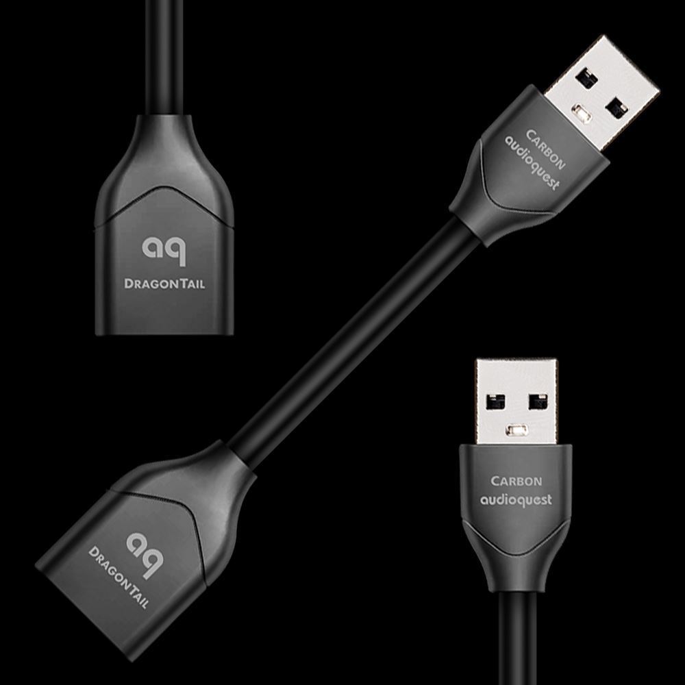 Audioquest DragonTail USB A 2.0 Extender Female A to Male A/Micro/C
