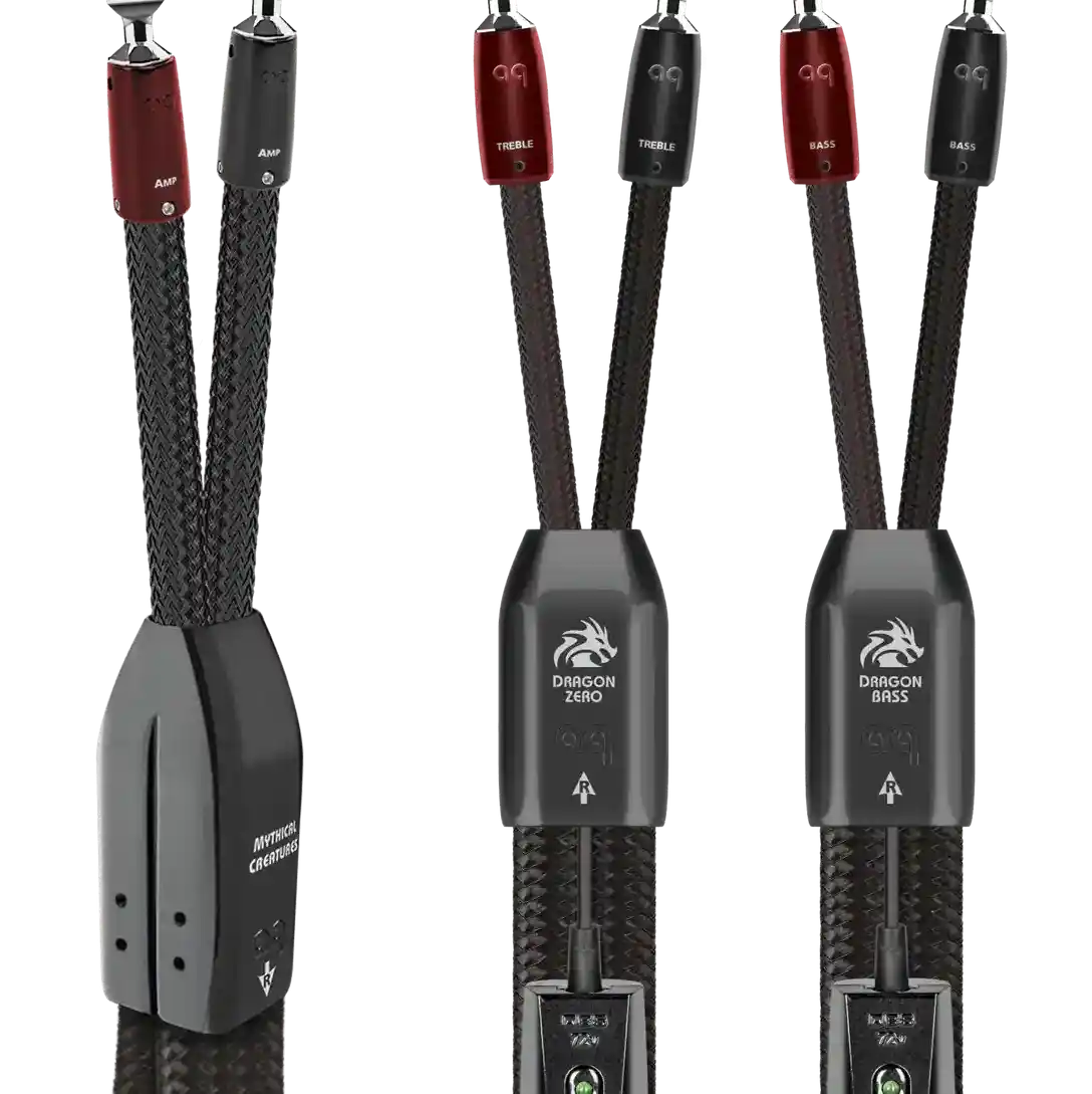 Audioquest Speaker Cables | DRAGON Biwire Combo( Bass+Zero)