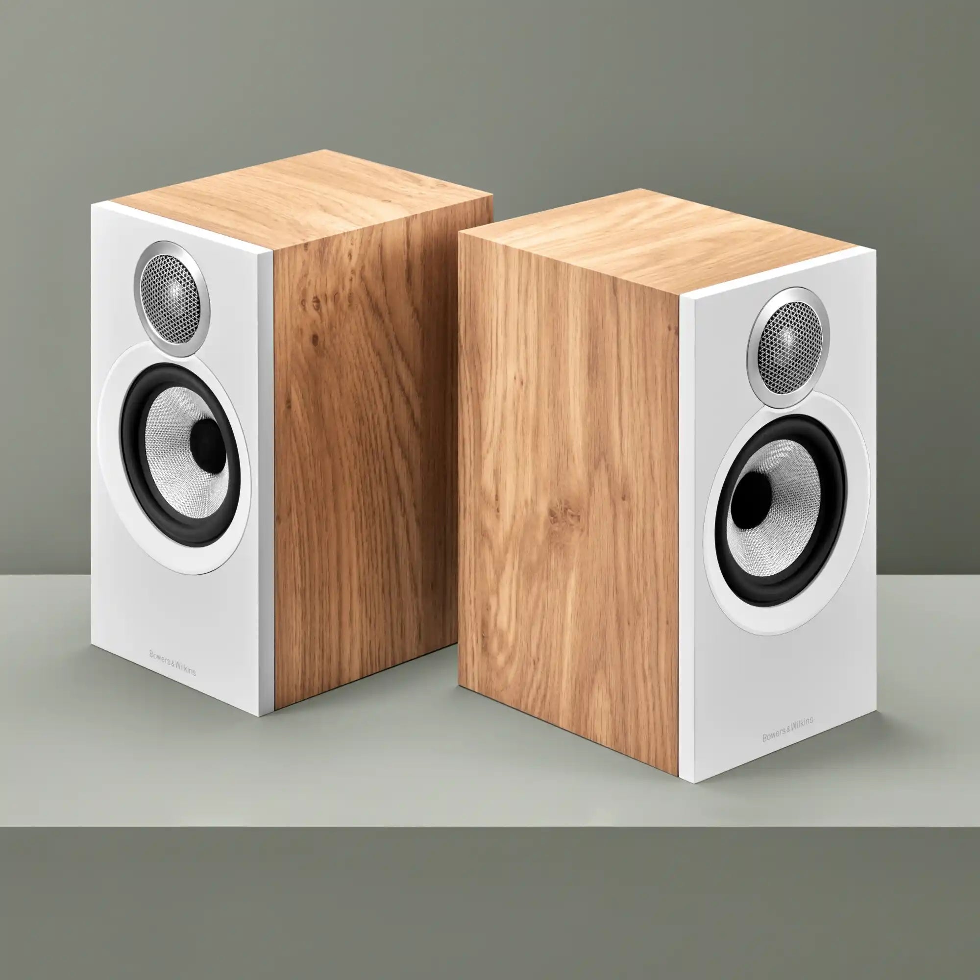 Bowers & Wilkins 607 S3 2-Way 5" Bookshelf Speakers - Black | Oak | Red Cherry | White