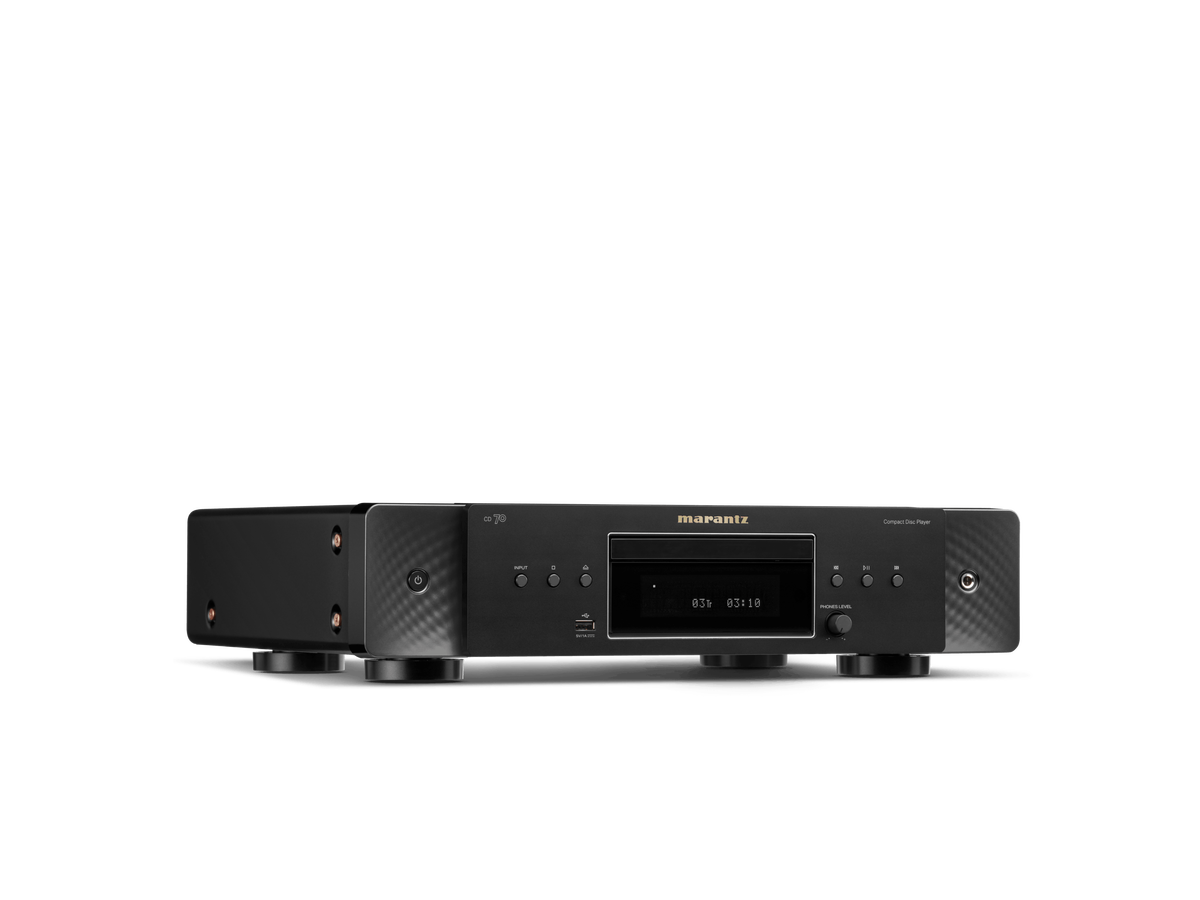 Marantz CD 70 Black, right-side angle