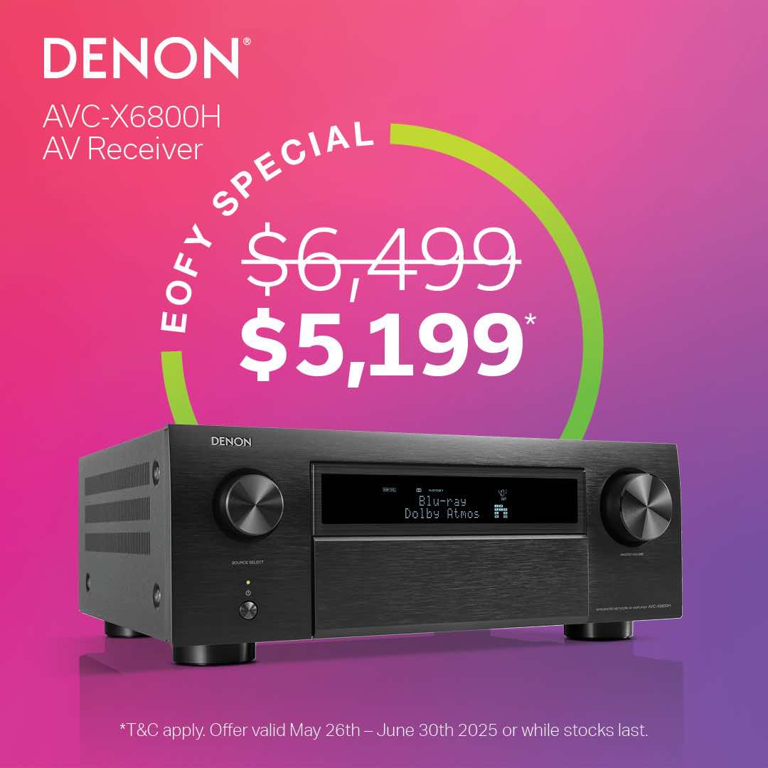 Denon AVC-X6800H 11 Channel 8K AV Receiver - Black