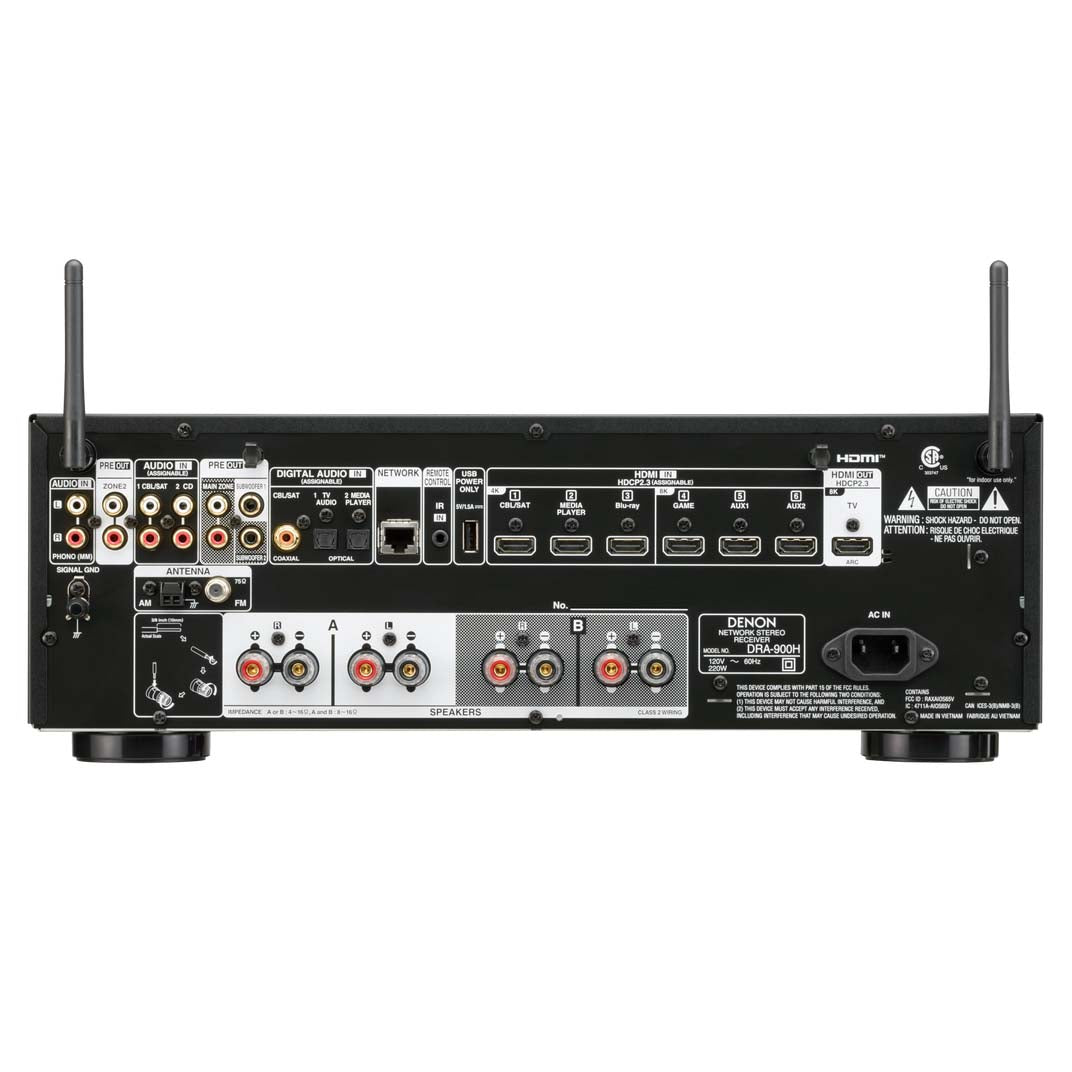 Denon DRA-900H Stereo Amplifier - Black