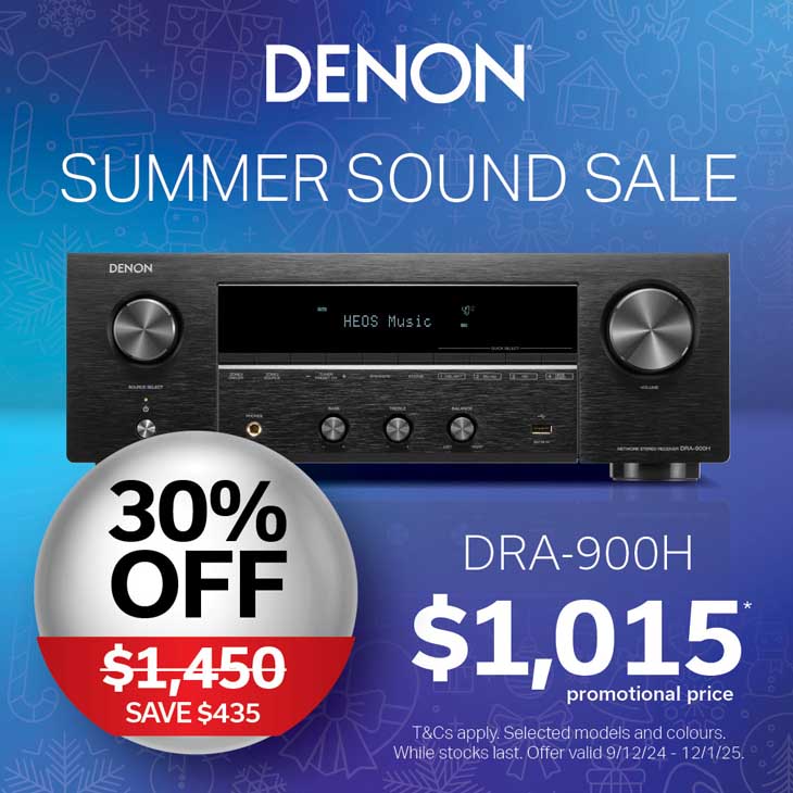 Denon DRA-900H Stereo Amplifier - Black