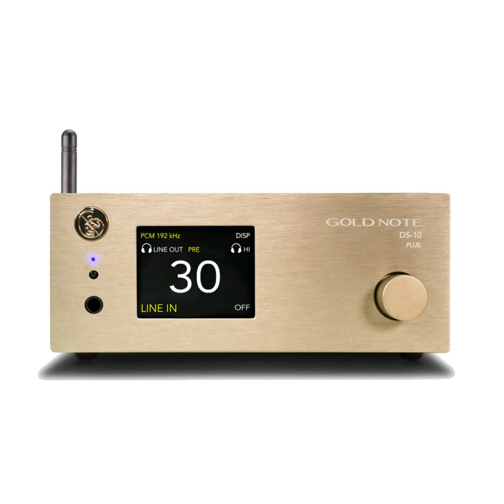 Gold Note DS-10 EVO DAC Headphone Amp & Preamp - Gold