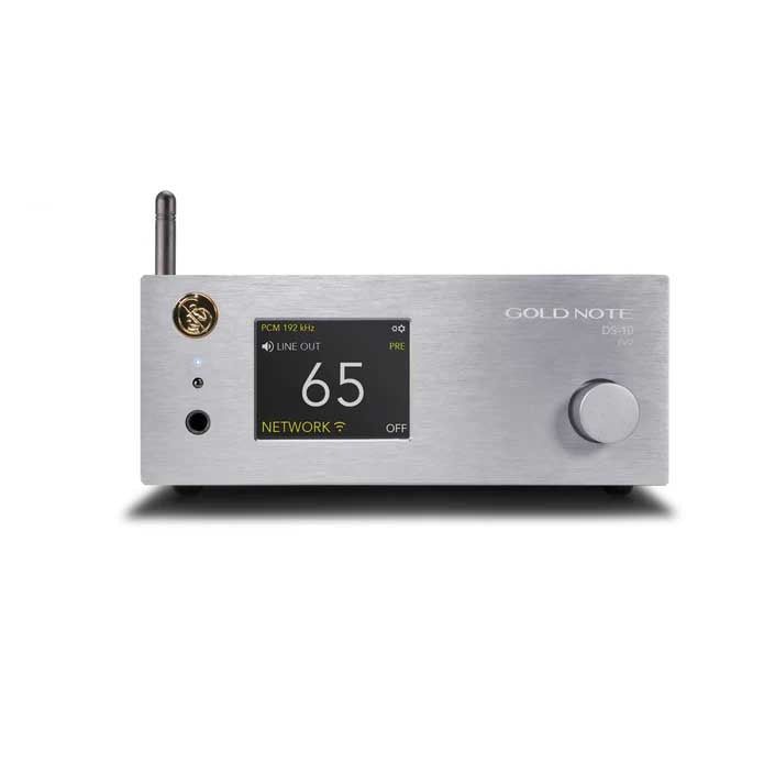 Gold Note DS-10 EVO LINE DAC Amp & Preamp (with Analogue input) - Silver